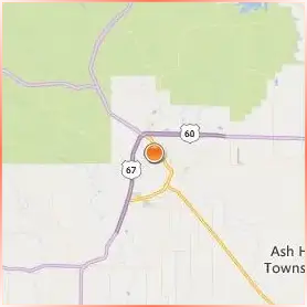 Three Rivers College Location Map