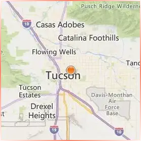 University of Arizona Location Map University of Arizona Location Map