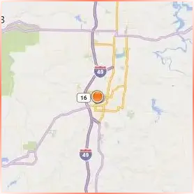 University of Arkansas Location Map University of Arkansas Location Map