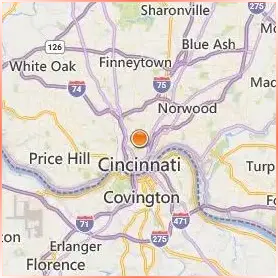 University of Cincinnati Location Map University of Cincinnati Location Map