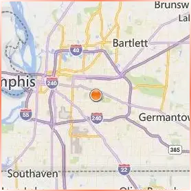 University of Memphis Location Map