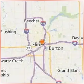 University of Michigan Flint Location Map