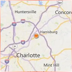 University of North Carolina at Charlotte Location Map University of North Carolina at Charlotte Location Map