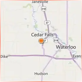 University of Northern Iowa Location Map University of Northern Iowa Location Map