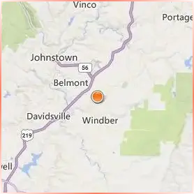 University of Pittsburgh Johnstown Location Map University of Pittsburgh Johnstown Location Map