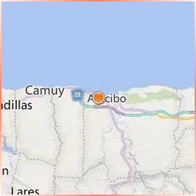 University of Puerto Rico Arecibo Location Map