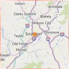 University of Scranton Location Map University of Scranton Location Map