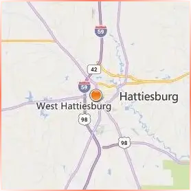 University of Southern Mississippi Location Map University of Southern Mississippi Location Map
