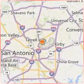 University of thearnate Word Location Map