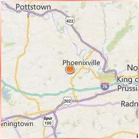 University of Valley Forge Location Map University of Valley Forge Location Map