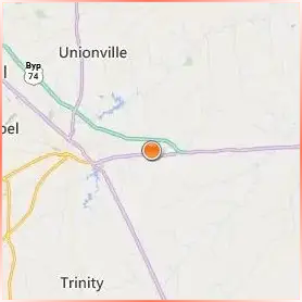 Wingate University Location Map