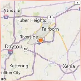 Wright State University Location Map