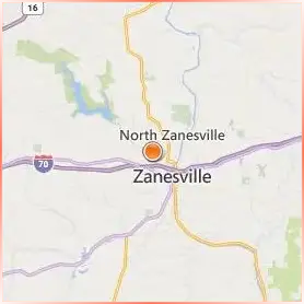 Zane State College Location Map Zane State College Location Map